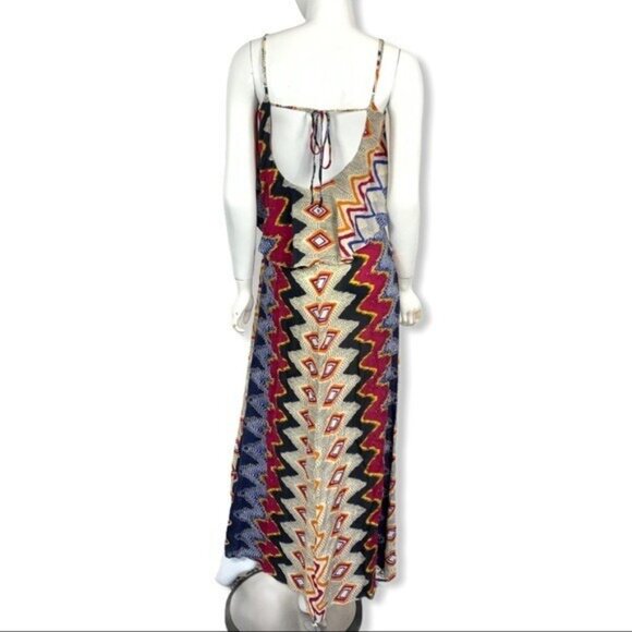 Luxe Apothétique Maxi Dress Medium Summer Boho Resortwear Festival Casual - Picture 6 of 6